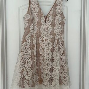 Lulus White Lace Dress